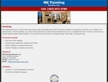 Tablet Screenshot of mkpaintingservices.com